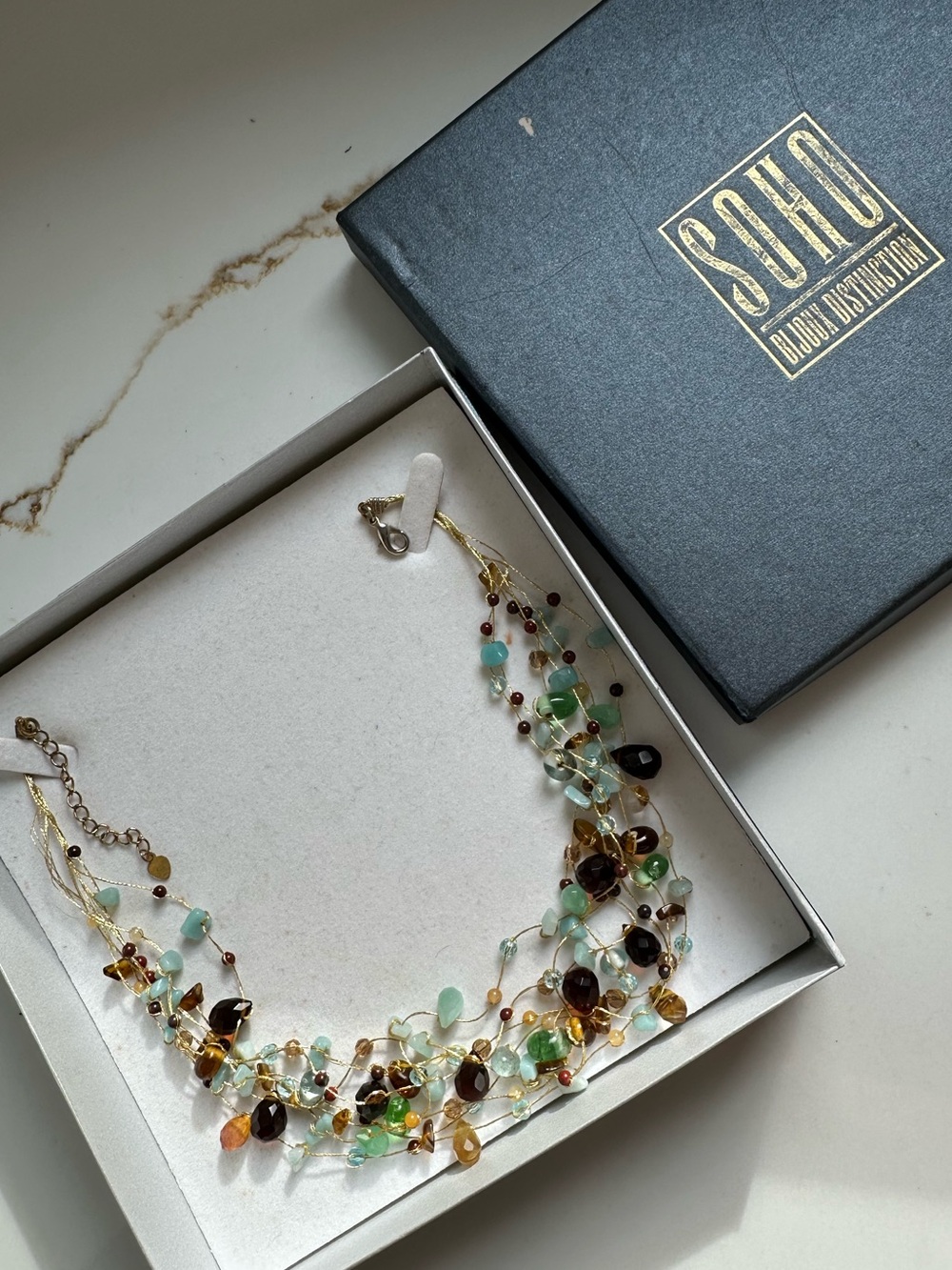 Soho Bijoux Destination Multi Strand Beaded Necklace